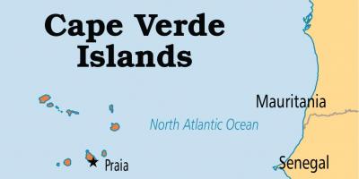 کا نقشہ نقشہ دکھا کیپ وردے جزائر